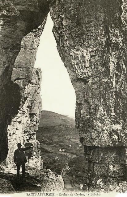 La brèche du rocher de Caylus