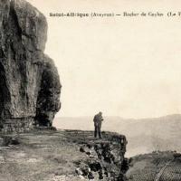 Le rocher de Caylus (cpa)