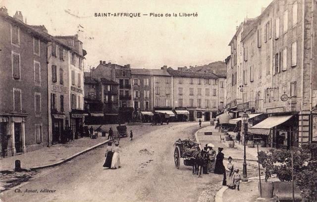 Saint affrique aveyron cpa place de la liberte