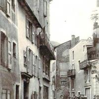 La rue de Castelnau (cpa)
