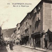 La rue de la République (cpa)