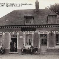 Saint arnoult seine maritime cafe epicerie cpa