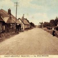 Saint arnoult seine maritime la croix blanche cpa