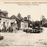 Saint arnoult seine maritime route de caudebec a lillebonne cpa