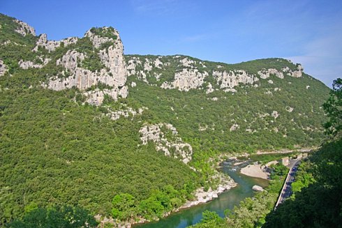 Saint-Bauzille-de-Putois (Hérault) Le défilé du Thaurac