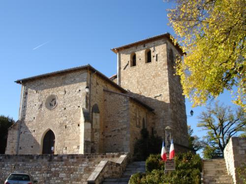 Saint-Beauzile (Tarn) l'église Saint-Jean-Baptiste