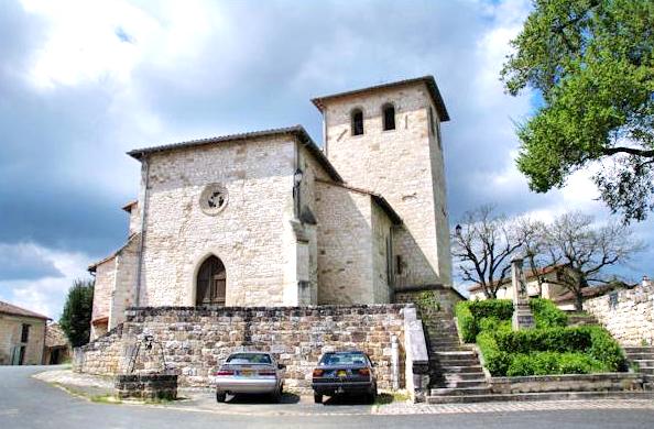 Saint-Beauzile (Tarn) l'église Saint-Jean-Baptiste