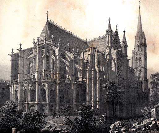 Saint-Denis, La basilique CPA