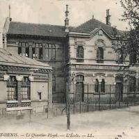 Saint denis seine saint denis l ecole du quartier pleyel cpa