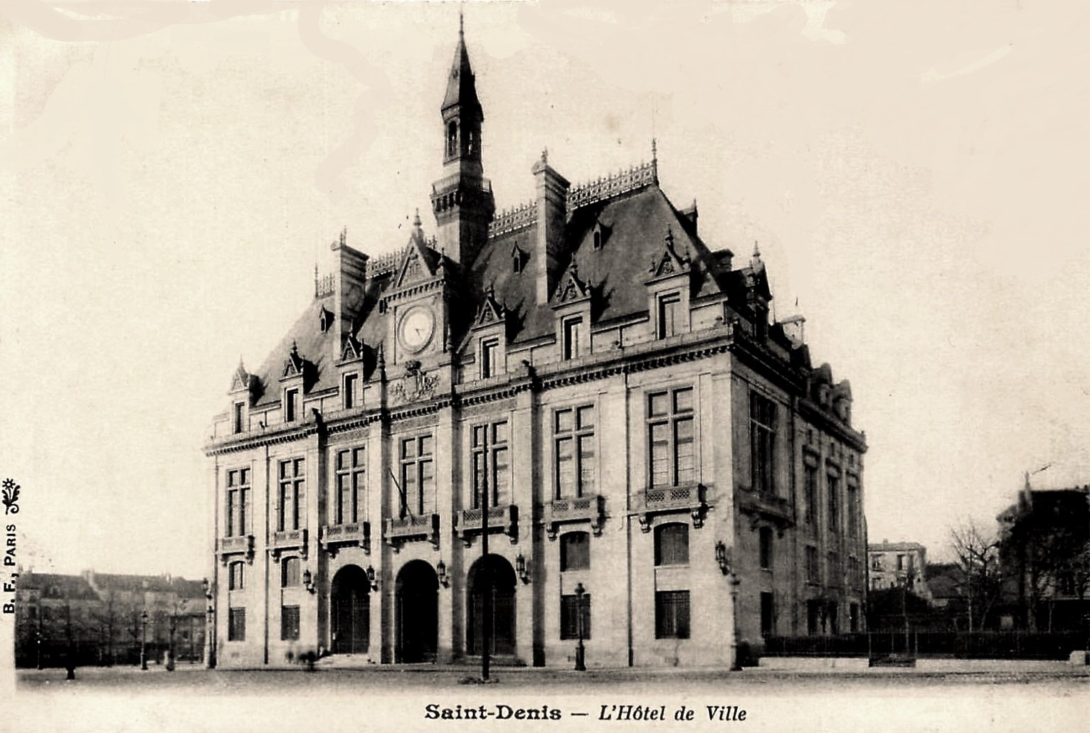 Saint denis seine saint denis l hotel de ville cpa