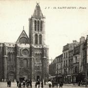 Saint denis seine saint denis la basilique et la place victor hugo