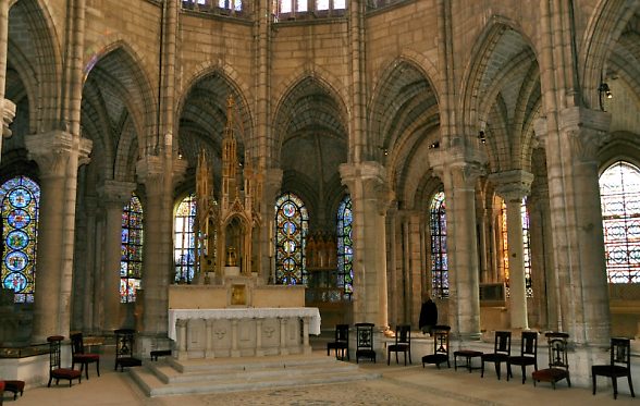 Le chevet de la basilique