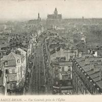 Saint denis seine saint denis vue generale cpa