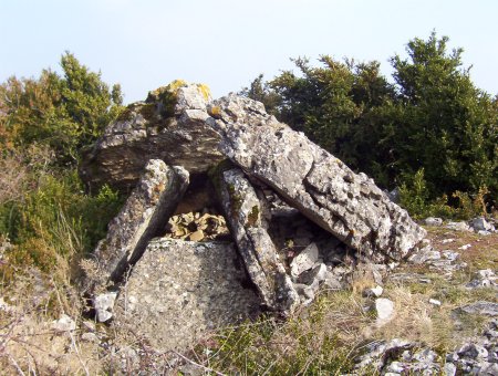 Saint-Félix-de-Sorgues (Aveyron) Mascourbe, le grand dolmen