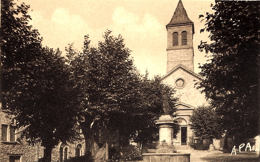 L' église et la fontaine
