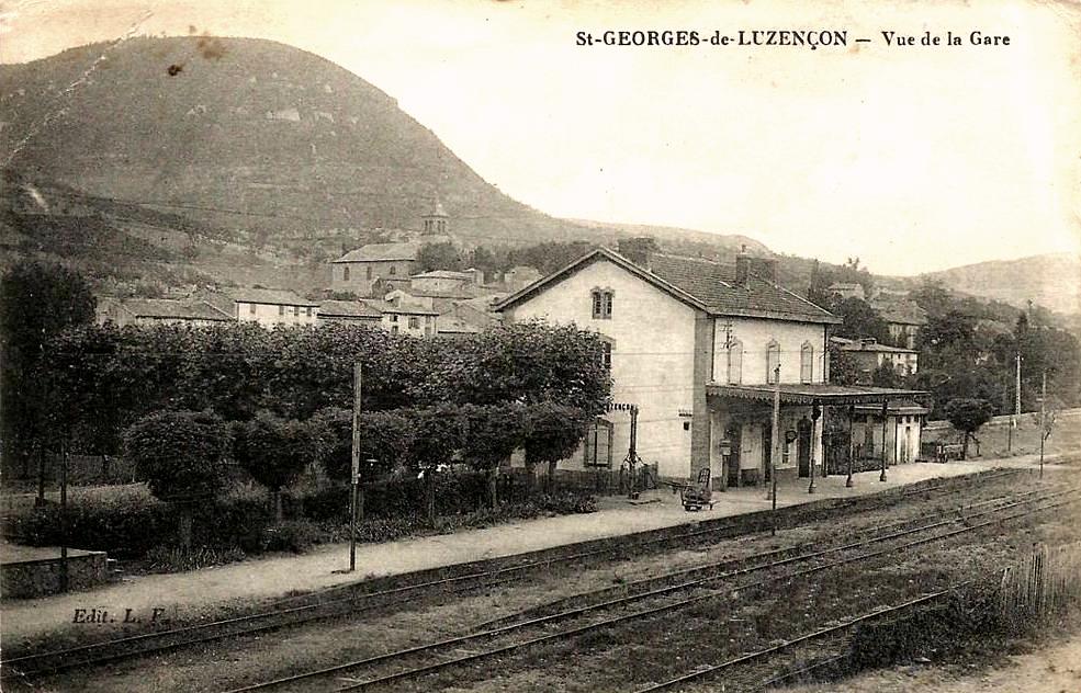 Saint-Georges-de-Luzençon (Aveyron) La gare