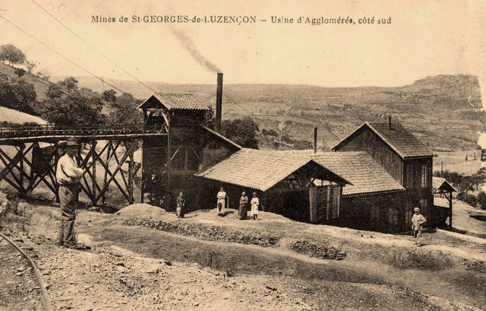 Saint-Georges-de-Luzençon (Aveyron) La mine