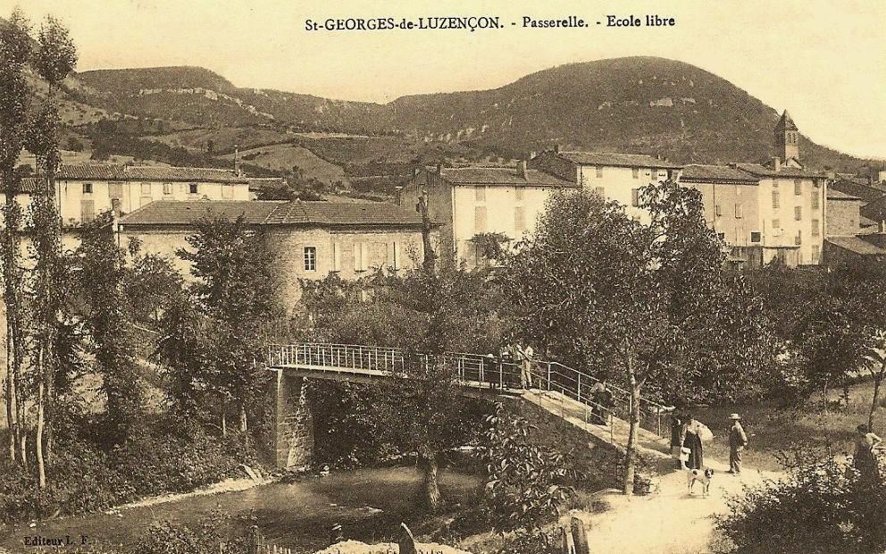 Saint-Georges-de-Luzençon (Aveyron) La passerelle