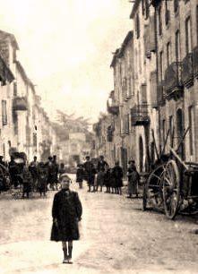 Saint-Georges-de-Luzençon (Aveyron) La rue principale en 1906