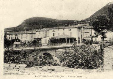 Saint-Georges-de-Luzençon (Aveyron) Le centre en 1906