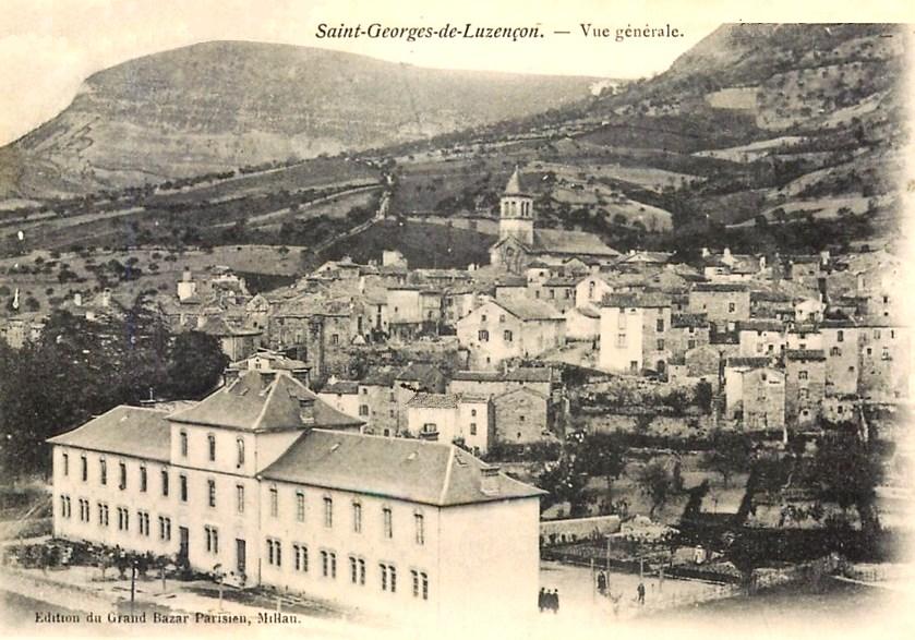 Saint-Georges-de-Luzençon (Aveyron) Vue générale 
