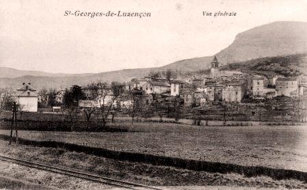 Saint-Georges-de-Luzençon (Aveyron) Vue générale en 1910