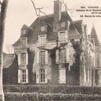Saint-Gervais (Vendée) Le château de la Bonnetière vers 1950 CPA