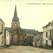 Saint-Gilles-Croix-de-Vie (Vendée) L'église Saint Gilles CPA
