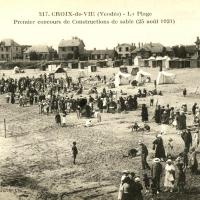 Saint-Gilles-Croix-de-Vie (Vendée) La plage CPA
