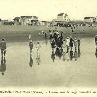 Saint-Gilles-Croix-de-Vie (Vendée) La plage CPA