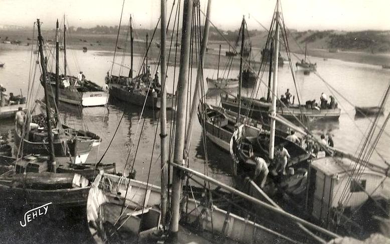 Saint-Gilles-Croix-de-Vie (Vendée) Le port CPA