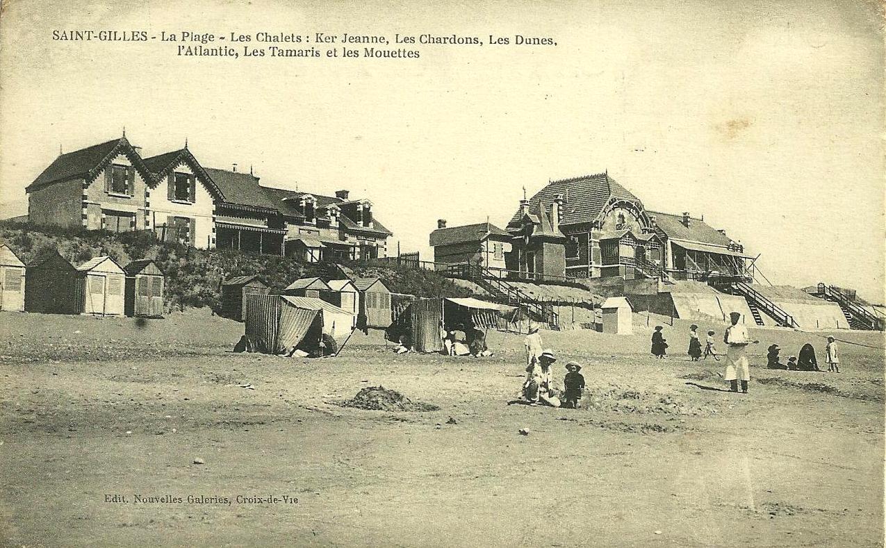 Saint-Gilles-Croix-de-Vie (Vendée) Les chalets CPA