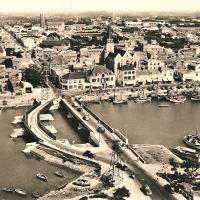 Saint-Gilles-Croix-de-Vie (Vendée) Le pont CPA