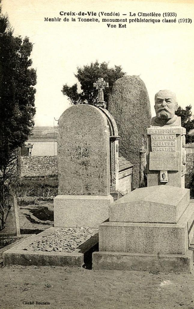 Saint-Gilles-Croix-de-Vie (Vendée) Tombe Marcel Baudouin CPA