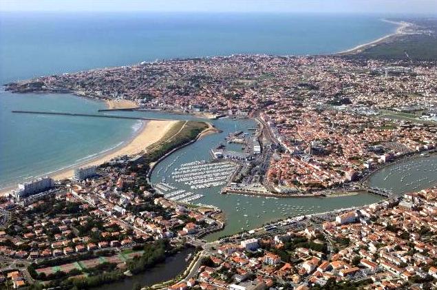 Saint-Gilles-Croix-de-Vie (Vendée) Vue générale