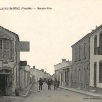 Saint-Hilaire-de-Riez (Vendée) La Grande Rue CPA