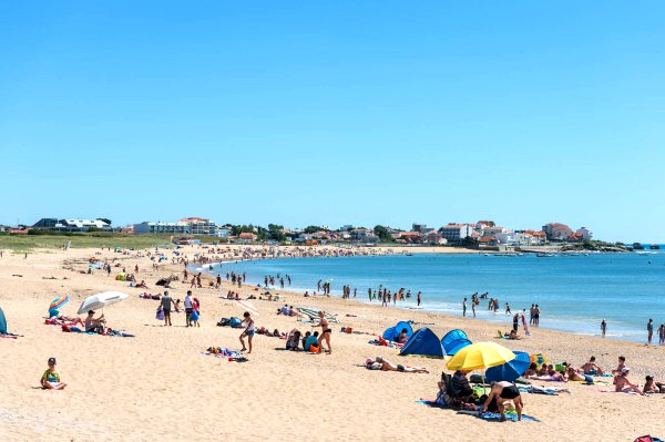 Saint-Hilaire-de-Riez (Vendée) La plage de Riez