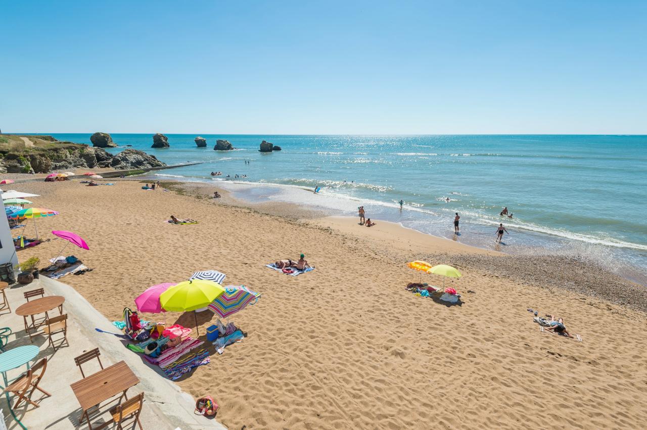 Saint-Hilaire-de-Riez (Vendée) La plage des 5 Pineaux