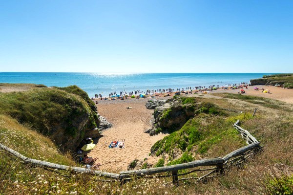 Saint-Hilaire-de-Riez (Vendée) La plage des Bussoleries