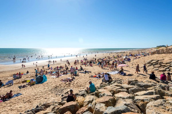 Saint-Hilaire-de-Riez (Vendée) La plage des Mouettes