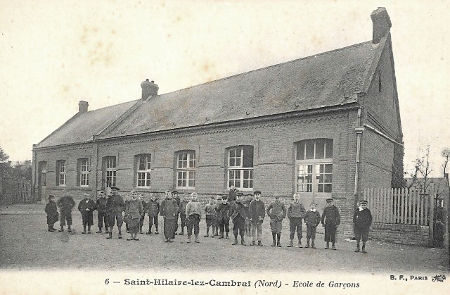 Saint hilaire lez cambrai 59 l ecole de garcons cpa