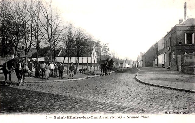 Saint hilaire lez cambrai 59 la grande place cpa