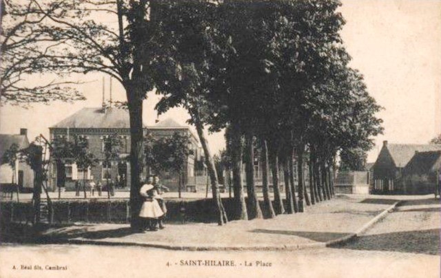 Saint hilaire lez cambrai 59 la grande place cpa