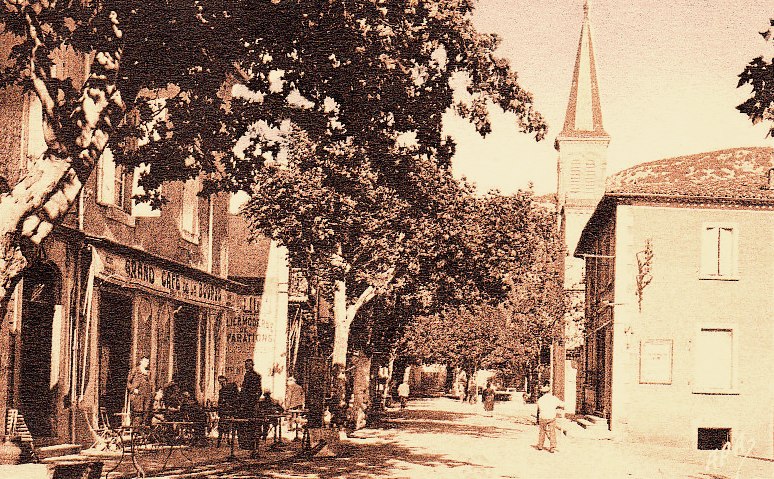 Saint-Hippolyte-du-Fort (Gard) CPA Le Boulevard Gambetta