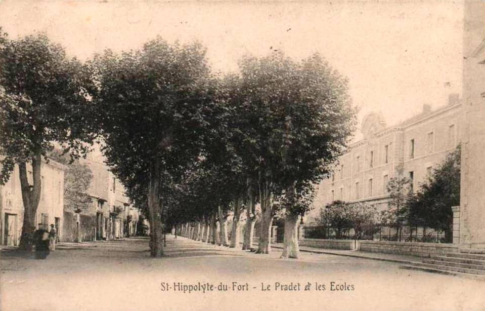 Saint-Hippolyte-du-Fort (Gard) CPA Le Pradet et les écoles 