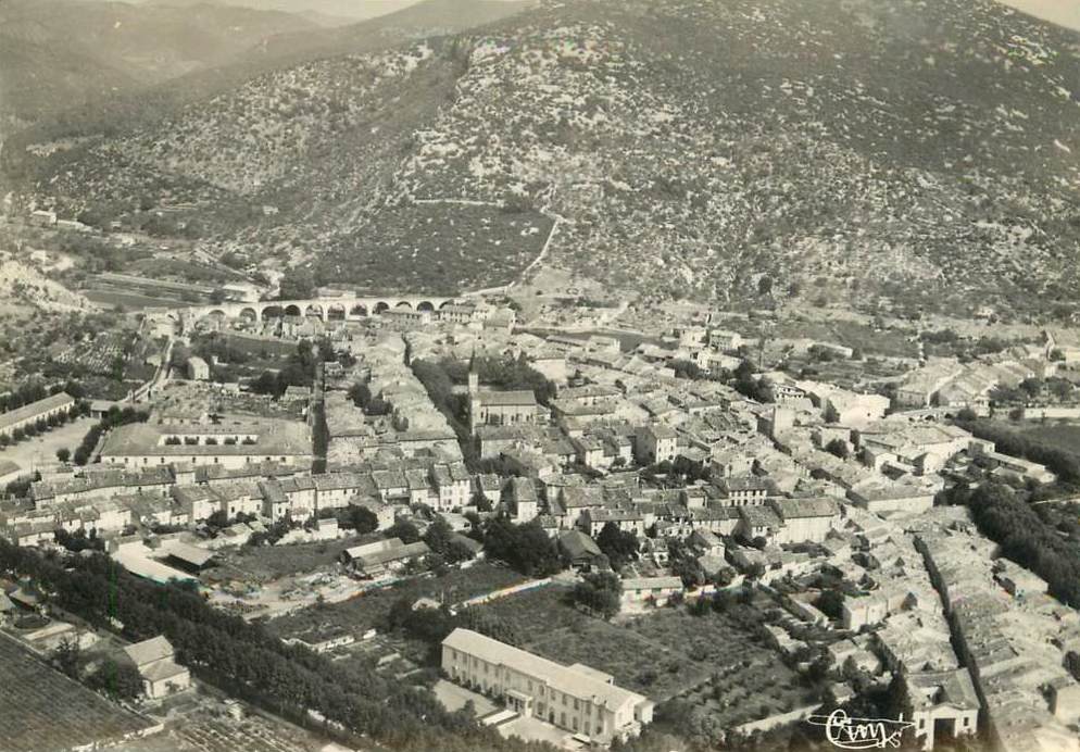 Vue aérienne (cpa)