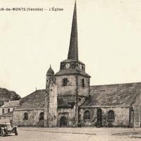 Saint-Jean-de-Monts (Vendée) L'église CPA