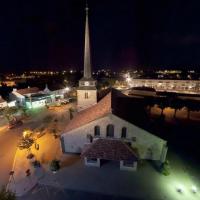 Saint-Jean-de-Monts (Vendée) L'église de nuit