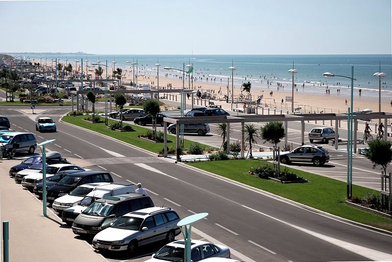 Saint-Jean-de-Monts (Vendée) L'esplanade