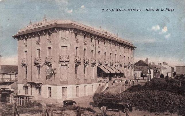 Saint-Jean-de-Monts (Vendée) L'Hôtel de la plage CPA